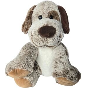 Kellytoy Latte Puppy Dog Plush 14" Whimsical Stuffed Animal Comical Pet Brown